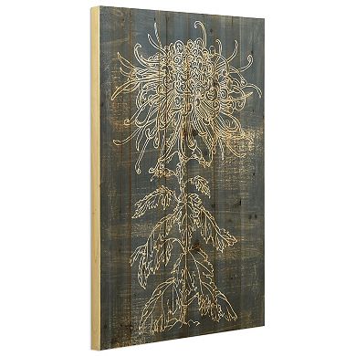 Indigo Dance Arte de Legno Digital Print on Solid Wood Wall Art