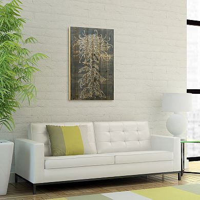 Indigo Dance Arte de Legno Digital Print on Solid Wood Wall Art