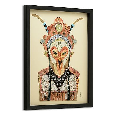 Beijing Opera Mask 1 Collage Framed Graphic Wall Art
