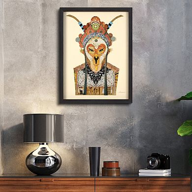 Beijing Opera Mask 1 Collage Framed Graphic Wall Art