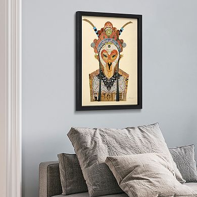 Beijing Opera Mask 1 Collage Framed Graphic Wall Art