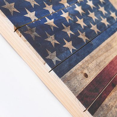American Dream 2Arte de Legno Digital Print on Solid Wood Wall Art