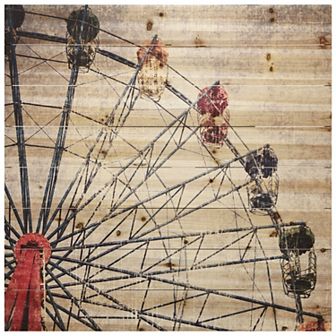 Merriment 2 Arte de Legno Digital Print on Solid Wood Wall Art
