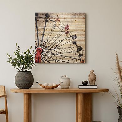 Merriment 2 Arte de Legno Digital Print on Solid Wood Wall Art