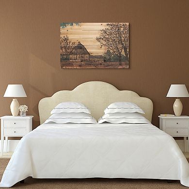 Erstwhile Barn 3 Arte de Legno Digital Print on Solid Wood Wall Art