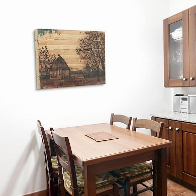 Erstwhile Barn 3 Arte de Legno Digital Print on Solid Wood Wall Art