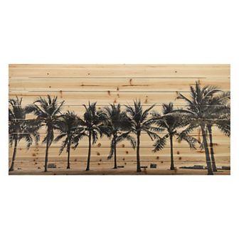 Solitary Beach Arte de Legno Digital Print on Solid Wood Wall Art