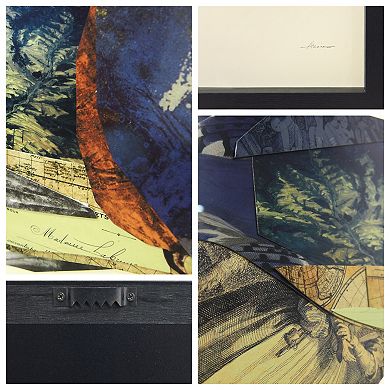 Arowana Collage Framed Graphic Wall Art