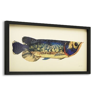 Arowana Collage Framed Graphic Wall Art