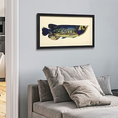 Arowana Collage Framed Graphic Wall Art