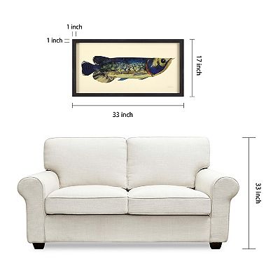 Arowana Collage Framed Graphic Wall Art