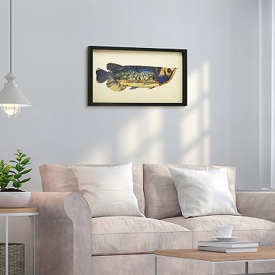 Arowana Collage Framed Graphic Wall Art