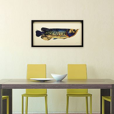 Arowana Collage Framed Graphic Wall Art