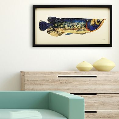 Arowana Collage Framed Graphic Wall Art