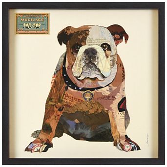 Best Bully Collage Framed Graphic Wall Art