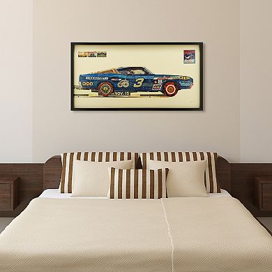 Muscle Car Collage Framed Graphic Wall Art