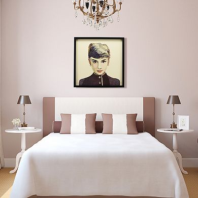 Audrey Collage Framed Graphic Wall Art