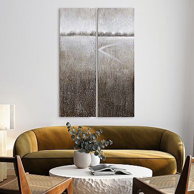 Listlessness Textured Metallic Wall Art