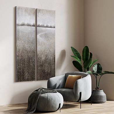 Listlessness Textured Metallic Wall Art