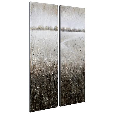 Listlessness Textured Metallic Wall Art