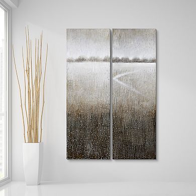 Listlessness Textured Metallic Wall Art