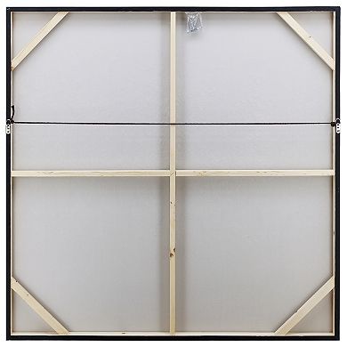 White Atmosphere Textured Metallic Wall Art