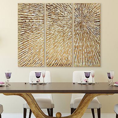 Sunshine Textured Metallic Wall Art