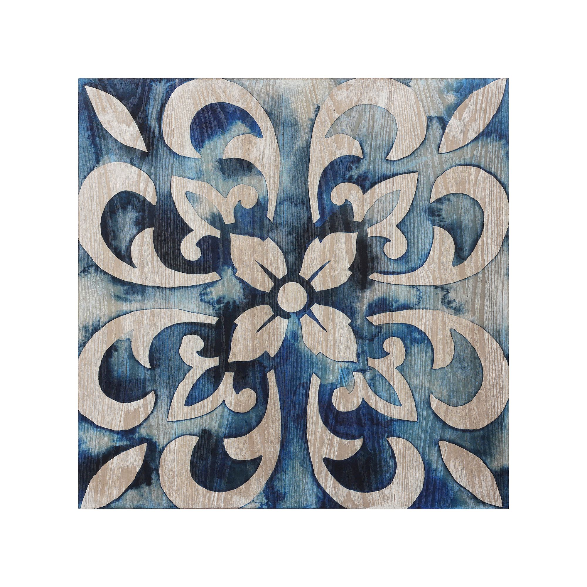Cobalt Tile II Fine Wall Art, Blue