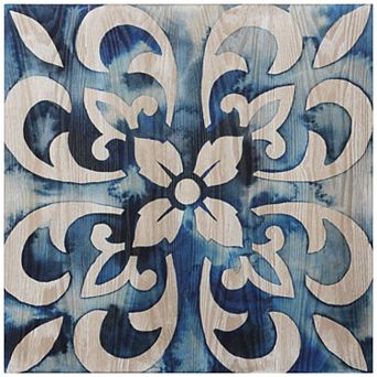 Cobalt Tile II Fine Wall Art