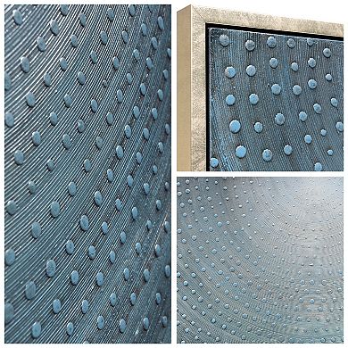 Concentric Textured Metallic Wall Art 3-piece Set