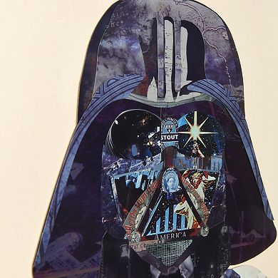 Dark Side Collage Framed Graphic Wall Art