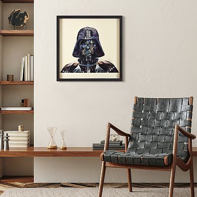 Dark Side Collage Framed Graphic Wall Art
