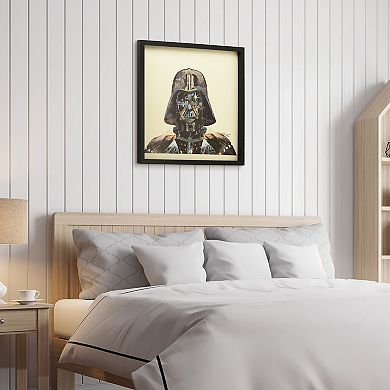 Dark Side Collage Framed Graphic Wall Art