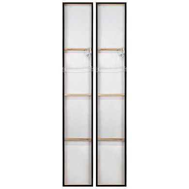 Cosmopolitan Textured Metallic Wall Art 2-piece Set