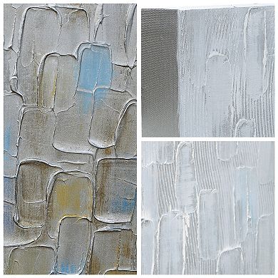 Cosmopolitan Textured Metallic Wall Art 2-piece Set