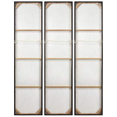 Dreamy Field Textured Metallic Wall Art 3-piece Set
