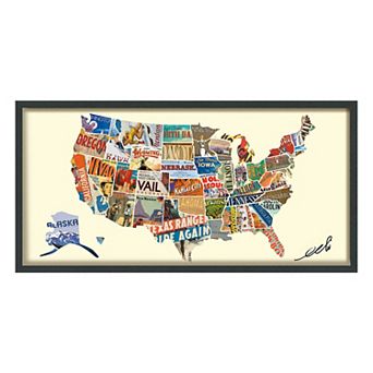 Across America Framed Wall Art