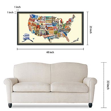 Across America Framed Wall Art