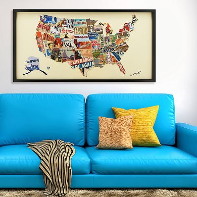 Across America Framed Wall Art