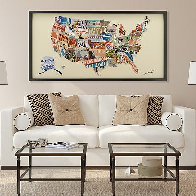 Across America Framed Wall Art