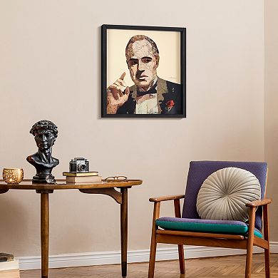 Godfather Collage Framed Graphic Wall Art