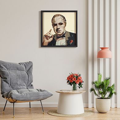 Godfather Collage Framed Graphic Wall Art