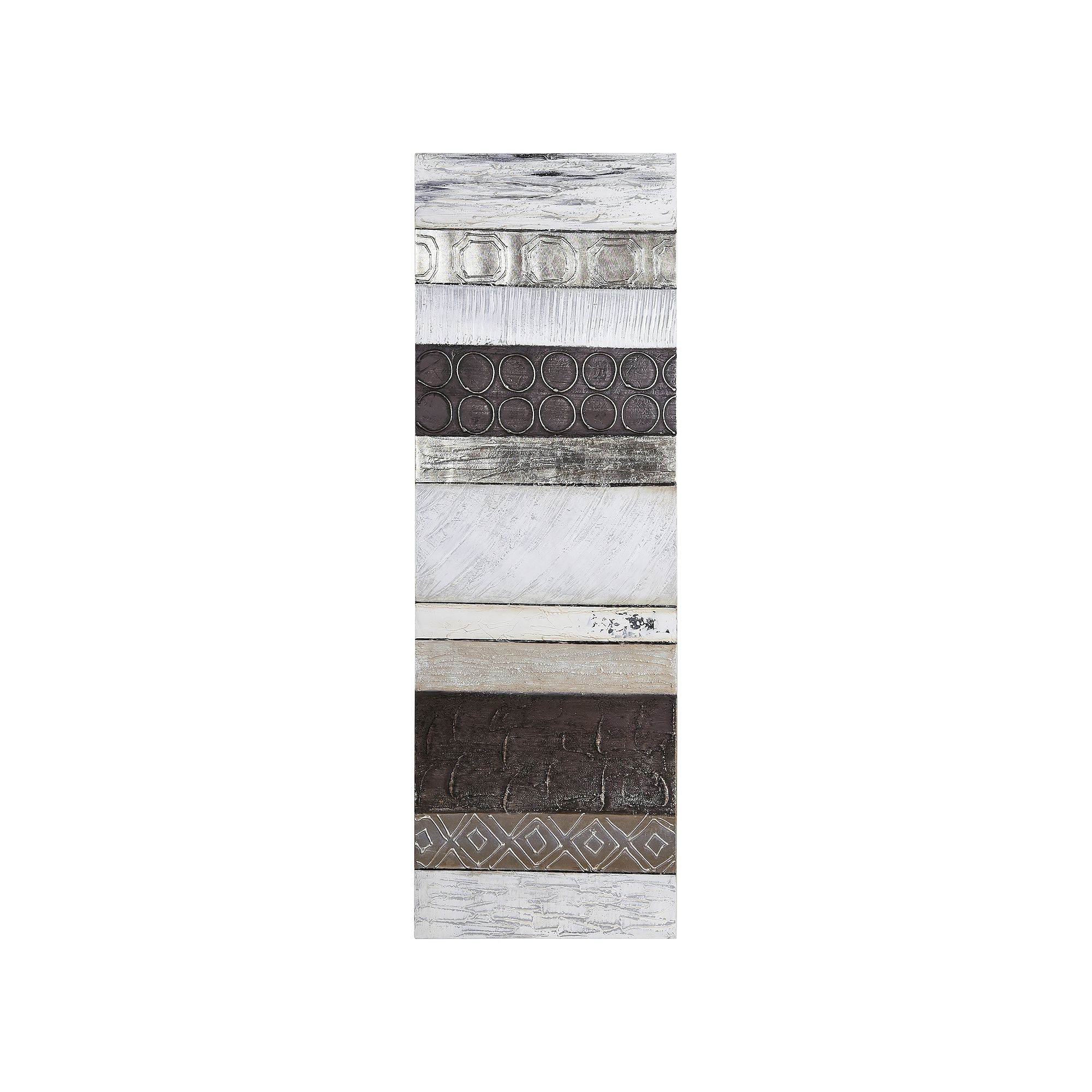Topographic Textured Metallic Wall Art, Multi