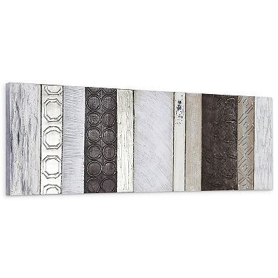 Topographic Textured Metallic Wall Art