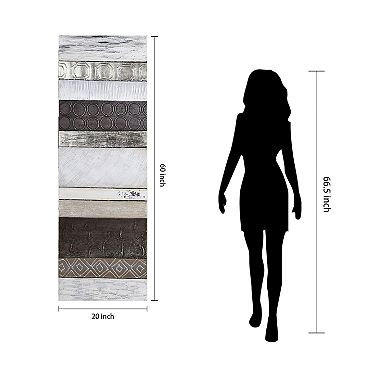 Topographic Textured Metallic Wall Art