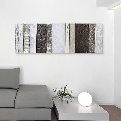 Topographic Textured Metallic Wall Art