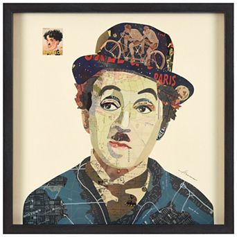 Charlie Collage Framed Graphic Wall Art