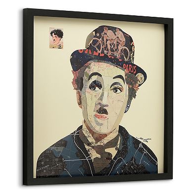 Charlie Collage Framed Graphic Wall Art