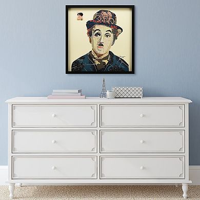 Charlie Collage Framed Graphic Wall Art