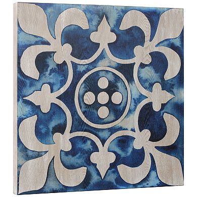 Empire Art Direct Cobalt Tile III Wall Art